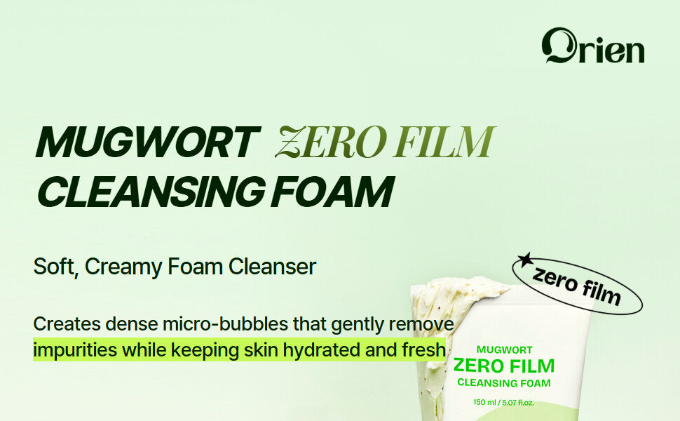 Orien Mugwort Zero Film Cleansing Foam 150ml detail 1