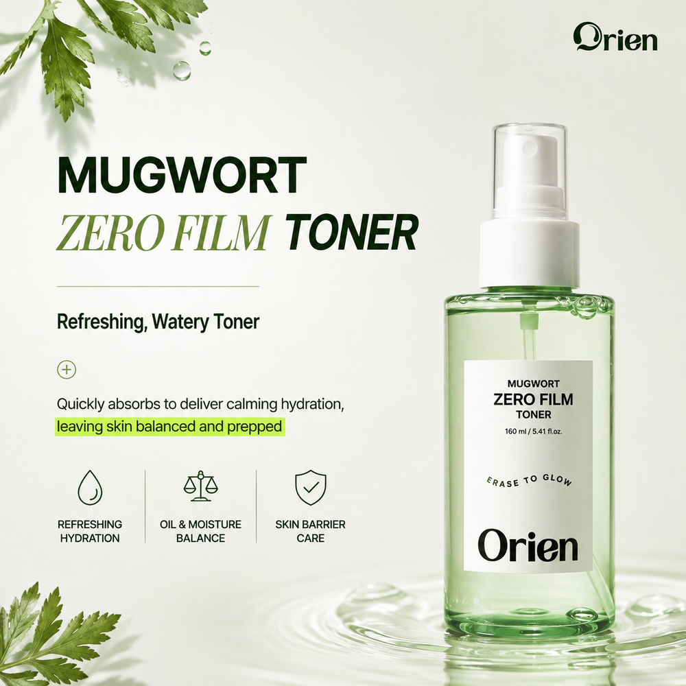 Orien Mugwort Zero Film Toner 160ml