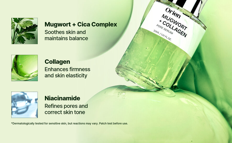 Orien Mugwort Collagen Pore Serum 30ml detail 2