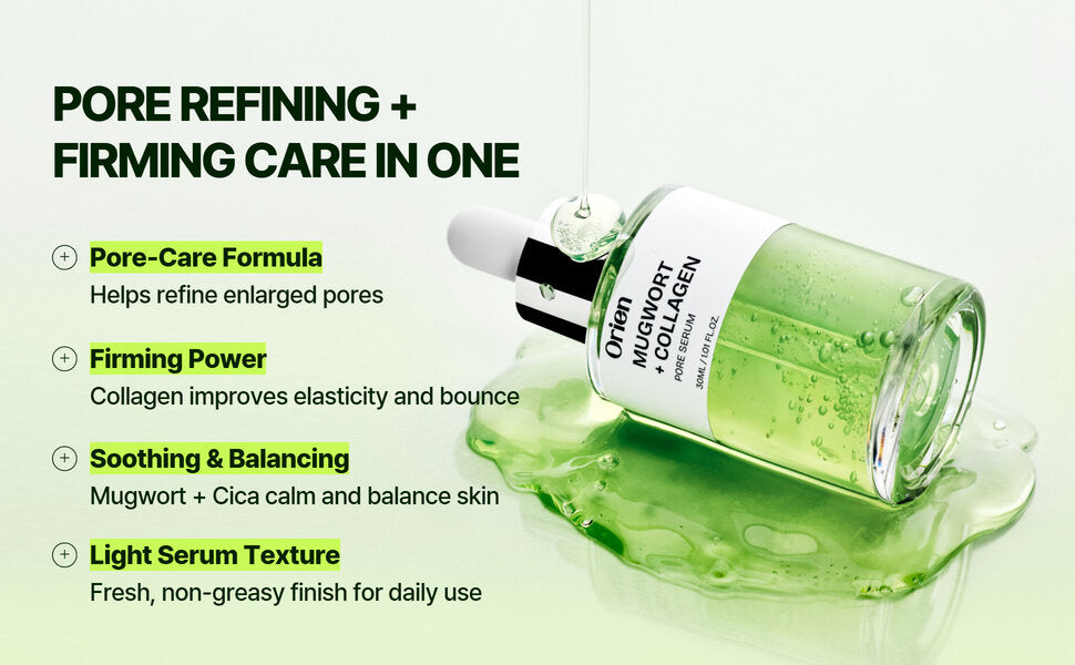 Orien Mugwort Collagen Pore Serum 30ml detail 3