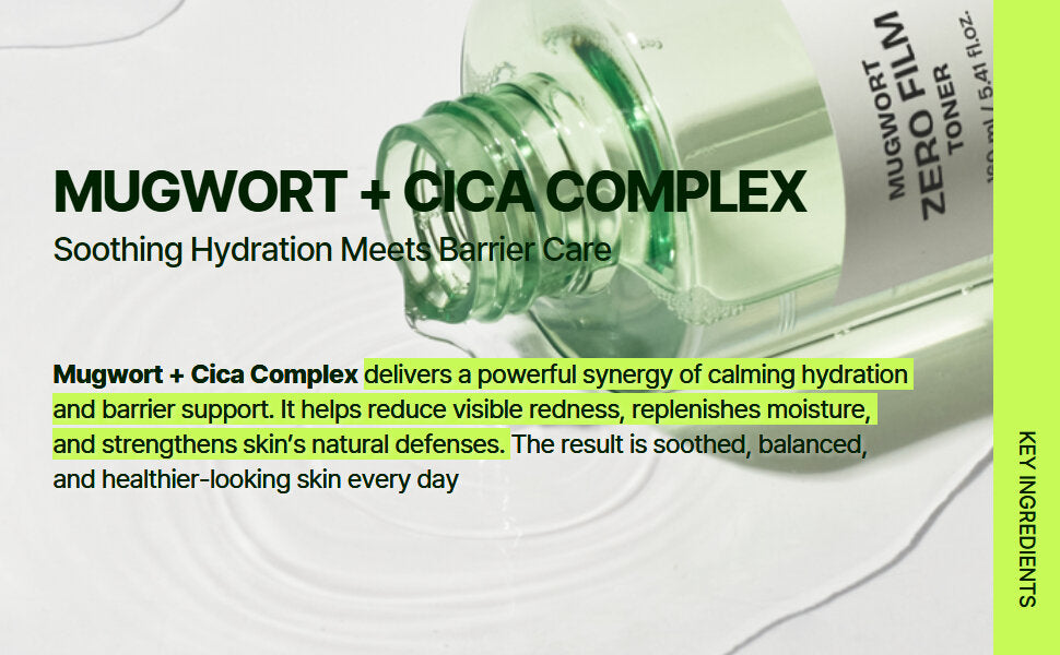 Orien Mugwort Zero Film Toner 160ml detail 3