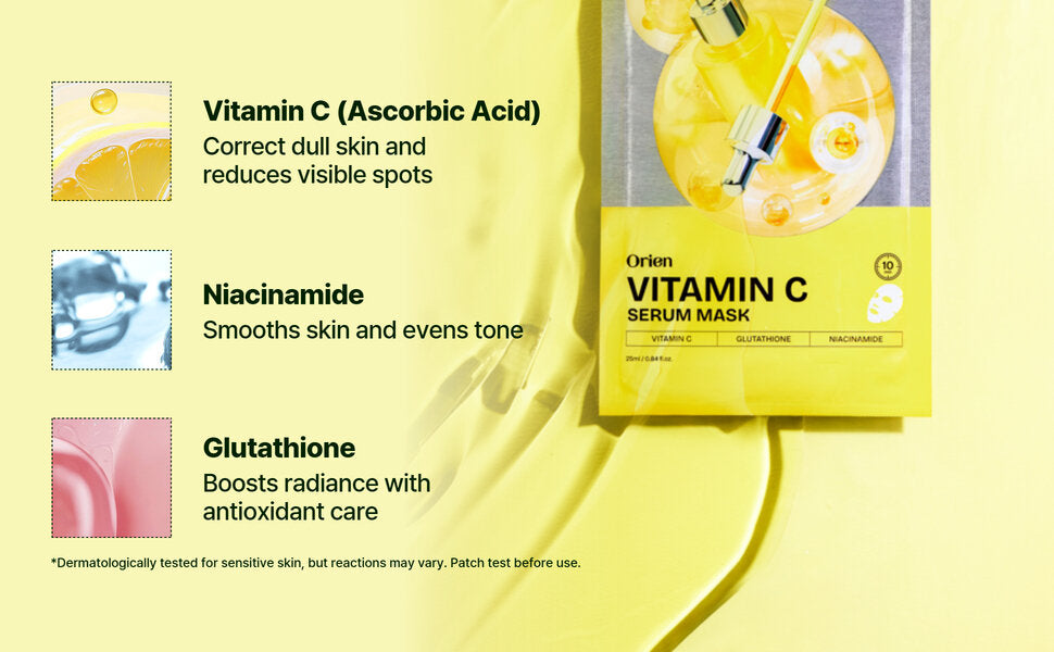 Orien Vitamin C Serum Mask (4 Sheets) detail 2